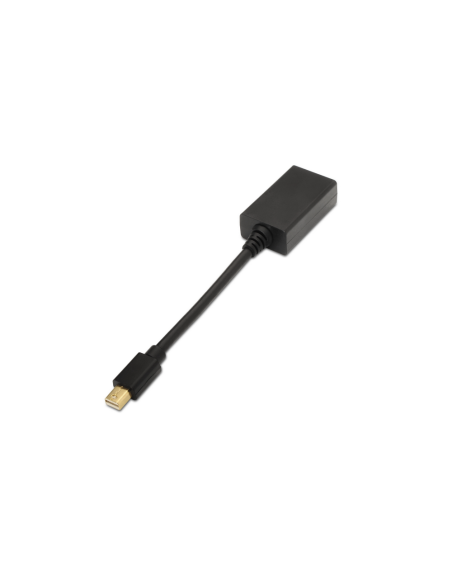 AISENS A125-0137 adaptador de cable de vídeo 0,15 m Mini DisplayPort HDMI Negro