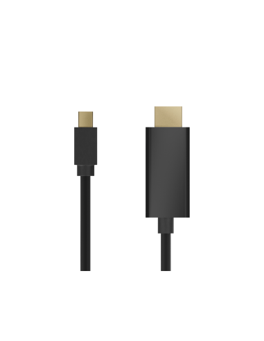 AISENS A125-0458 adaptador de cable de vídeo 3 m Mini DisplayPort HDMI Negro