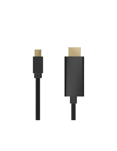 AISENS A125-0458 adaptador de cable de vídeo 3 m Mini DisplayPort HDMI Negro