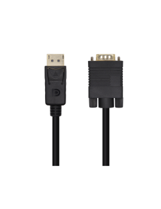 AISENS Cable Conversor DisplayPort A VGA, DP/M-VGA/M, Negro, 3.0m