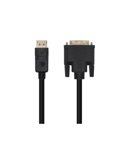 AISENS Cable Conversor DisplayPort A DVI, DP/M-DVI/M, Negro, 3.0m