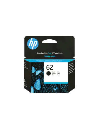 HP Cartucho de tinta original 62 negro