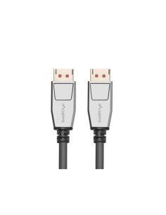 Lanberg CA-DPDP-20CU-0018-BK cable DisplayPort 1,8 m Negro, Plata