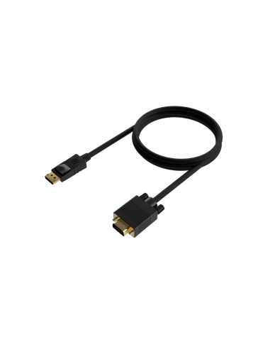 AISENS Cable Conversor DISPLAYPORT a VGA, DP/M-VGA/M, Negro, 1.0M