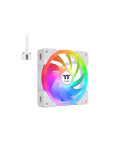 Thermaltake SWAFAN EX12 ARGB Carcasa del ordenador Refrigerador de aire 14 cm Blanco 3 pieza(s)