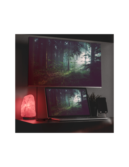 AISENS Cable Conversor Aluminio USB-C A HDMI 2.1 8k@60Hz, USB-C/M-HDMI/M, Negro, 1.0m