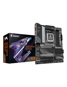 GIGABYTE X670 AORUS ELITE AX Placa base - Compatible con AMD Ryzen 9000 Series CPUs, 16+2+2 Phases Digital VRM, up to 8000MHz DD