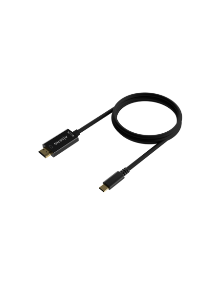 AISENS Cable Conversor USB-C A HDMI 4K@30Hz, USB-C/M-HDMI/M, Negro, 1.8M