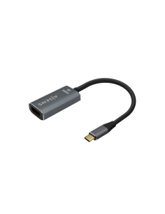 AISENS Conversor Aluminio USB-C a HDMI 4K@60Hz, USB-C/M-HDMI/H, Gris, 15cm 2