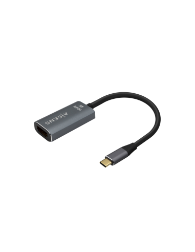 AISENS Conversor Aluminio USB-C a HDMI 4K@60Hz, USB-C/M-HDMI/H, Gris, 15cm