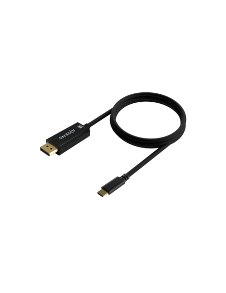 AISENS Cable Conversor USB-C a Displayport 8K@60Hz, USB-C/M-DP/M, Negro, 0.8M