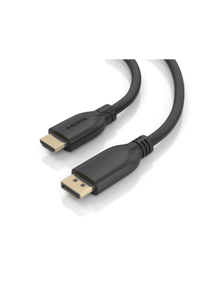 AISENS A125-0920 adaptador de cable de vídeo 5 m DisplayPort HDMI Negro
