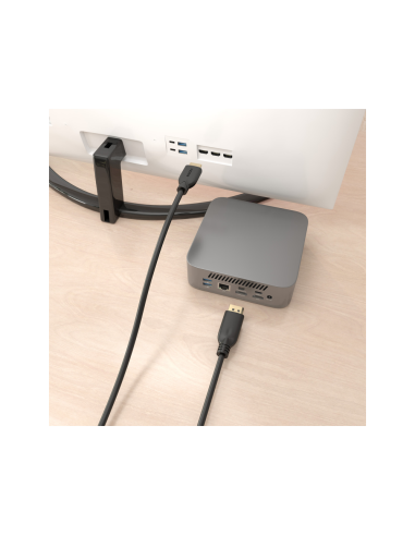 AISENS A125-0920 adaptador de cable de vídeo 5 m DisplayPort HDMI Negro