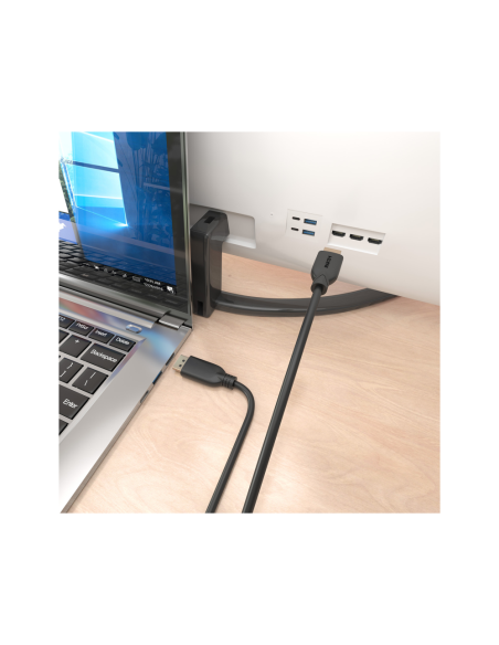 AISENS A125-0920 adaptador de cable de vídeo 5 m DisplayPort HDMI Negro
