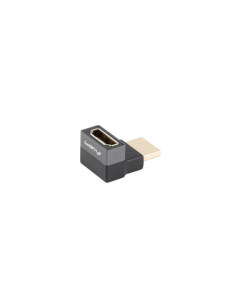 Lanberg AD-HDMI-08 adaptador de cable de vídeo HDMI tipo A (Estándar) Negro, Plata