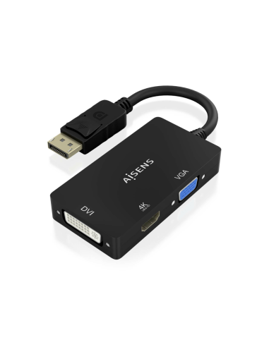 AISENS A125-0861 adaptador de cable de vídeo 0,15 m VGA + HDMI + DVI
