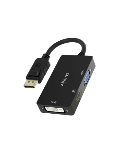 AISENS A125-0861 adaptador de cable de vídeo 0,15 m VGA + HDMI + DVI