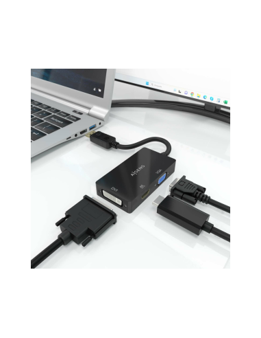AISENS A125-0861 adaptador de cable de vídeo 0,15 m VGA + HDMI + DVI