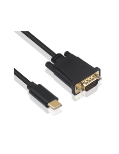 Ewent EC1052 adaptador de cable de vídeo 1,8 m USB Tipo C VGA (D-Sub) 2