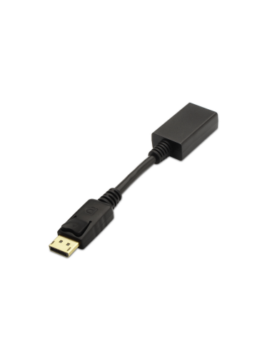 AISENS A125-0134 adaptador de cable de vídeo 0,15 m DisplayPort HDMI Negro