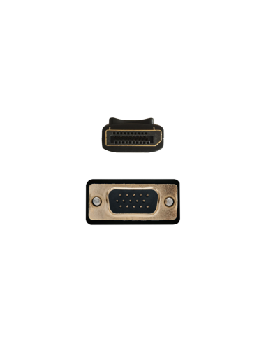 AISENS A125-0365 adaptador de cable de vídeo 2 m DisplayPort VGA D-SUB Negro