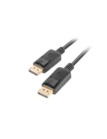 Lanberg CA-DPDP-10CC-0005-BK cable DisplayPort 0,5 m Negro