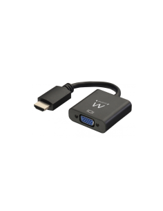 Ewent EW9864 adaptador de cable de vídeo 0,2 m HDMI VGA, 3.5mm Negro 2
