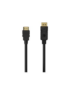AISENS A125-0551 adaptador de cable de vídeo 1,5 m DisplayPort HDMI tipo A (Estándar) Negro 2