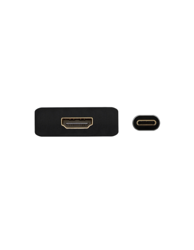 AISENS Conversor USB-C A HDMI 4K@30Hz, USB-C/M-HDMI/H, Negro, 15cm