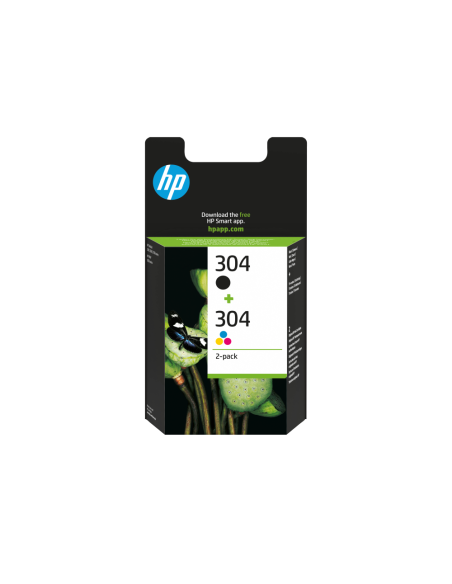 HP Paquete de 2 cartuchos de tinta Original 304 negro/tricolor