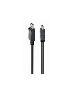 Gembird DisplayPort - HDMI, 3m HDMI tipo A (Estándar) Negro