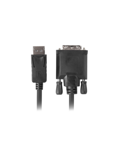 Lanberg CA-DPDV-10CU-0018-BK adaptador de cable de vídeo 1,8 m DisplayPort DVI-D Negro