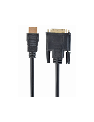 Gembird 1.8m, HDMI/DVI, M/M 1,8 m DVI-D Negro