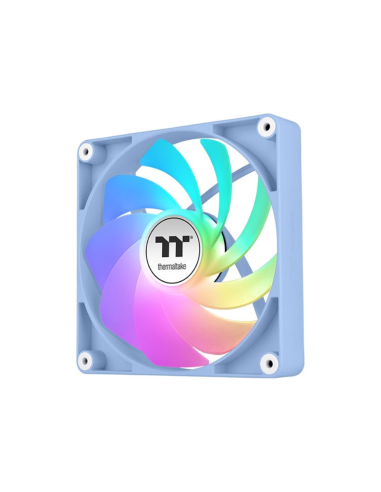 Thermaltake Fan Hydrangea Blue CT120 Carcasa del ordenador Ventilador 12 cm Azul, Blanco 2 pieza(s)