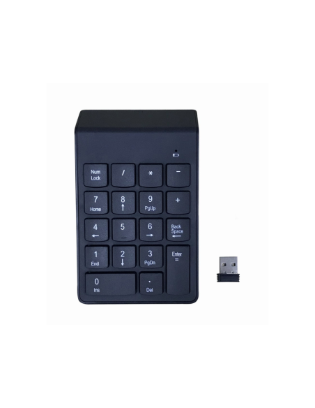 Gembird KPD-W-02 teclado numérico Portátil/PC Bluetooth Negro