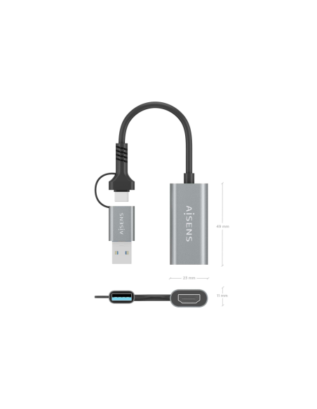 AISENS A109-0913 Adaptador gráfico USB 1920 x 1080 Pixeles