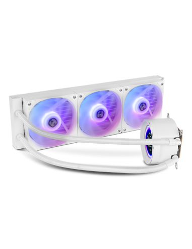 NOX Hummer X-360 LCD Procesador Refrigerador de aire 12 cm Blanco 1 pieza(s)