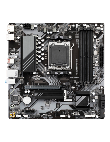 GIGABYTE A620M GAMING X Placa base - Soporta CPUs AMD Ryzen 8000, VRM digital de 8+2+1 fases, hasta 8000MHz DDR5 (OC), 1xPCIe 4.