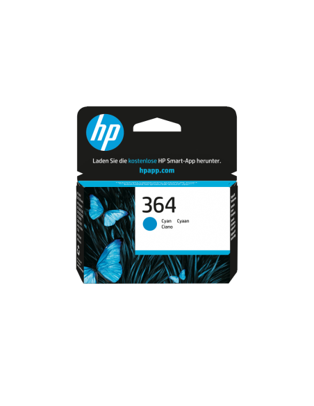 HP Cartucho de tinta original 364 cian