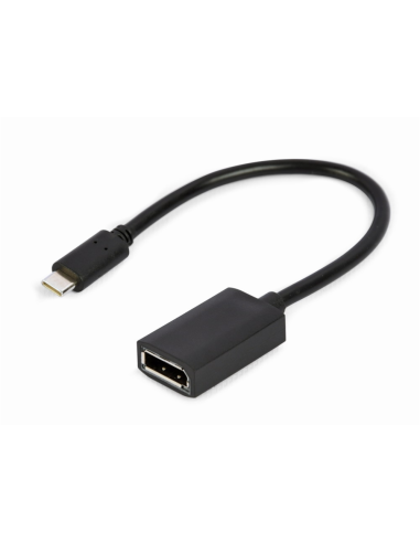 Gembird A-CM-DPF-02 adaptador de cable de vídeo 0,15 m USB Tipo C DisplayPort Negro
