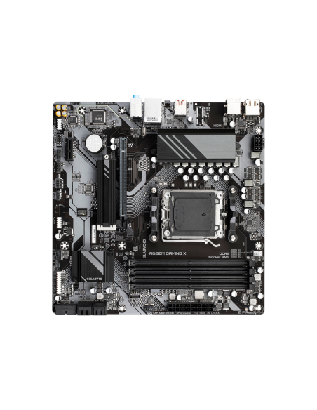 GIGABYTE A620M GAMING X Placa base - Soporta CPUs AMD Ryzen 8000, VRM digital de 8+2+1 fases, hasta 8000MHz DDR5 (OC), 1xPCIe 4.