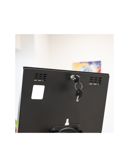 TooQ Marco Antirrobo para Tablets de 12,4” a 13”, Negro