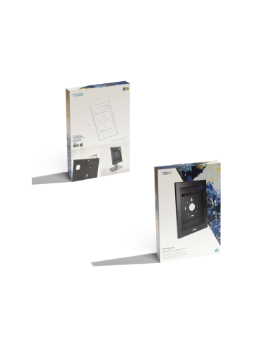TooQ Marco Antirrobo para Tablets de 12,4” a 13”, Negro