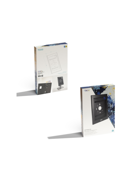 TooQ Marco Antirrobo para Tablets de 12,4” a 13”, Negro