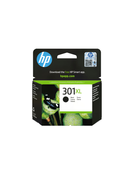 HP Cartucho de tinta original 301XL de alta capacidad negro