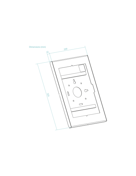 TooQ Marco Antirrobo para Tablets de 11”, Negro