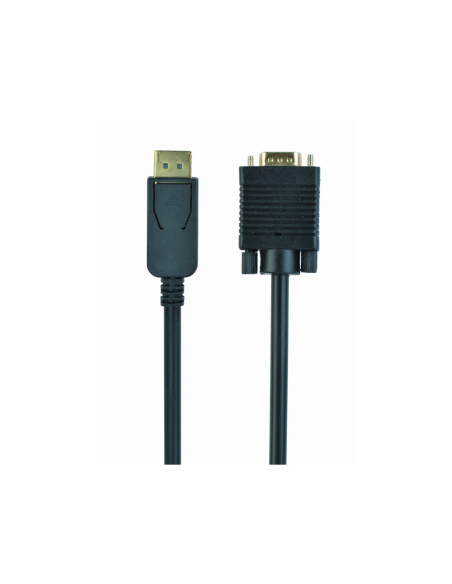 Gembird CCP-DPM-VGAM-6 adaptador de cable de vídeo 1,8 m VGA (D-Sub) DisplayPort Negro