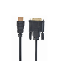 Gembird 1.8m, HDMI/DVI, M/M 1,8 m DVI-D Negro