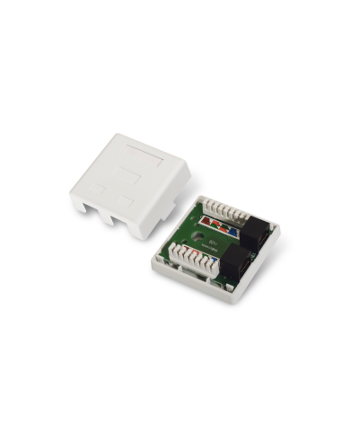 AISENS A139-0302 caja de conexiones de red Cat6 Blanco