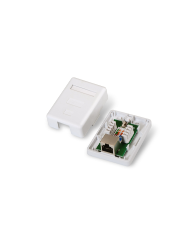 AISENS A139-0303 caja de conexiones de red Cat6 Blanco